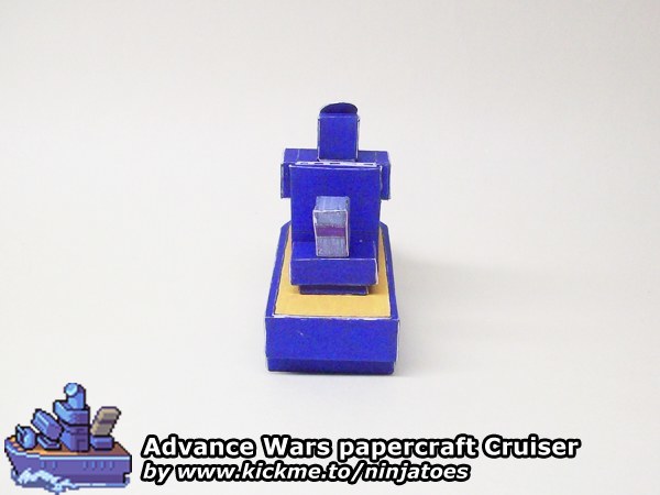 Крейсер Blue Moon Cruiser (Advance Wars) paper model