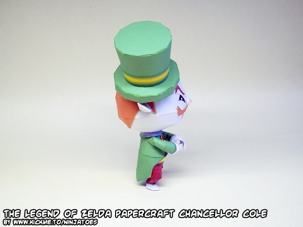 Канцлер Коул (The Legend of Zelda) paper model