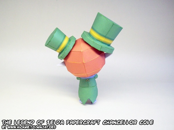 Канцлер Коул (The Legend of Zelda) paper model