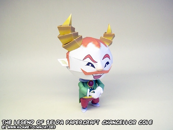 Канцлер Коул (The Legend of Zelda) paper model
