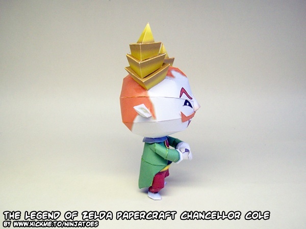 Канцлер Коул (The Legend of Zelda) paper model