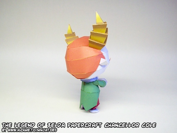 Канцлер Коул (The Legend of Zelda) paper model