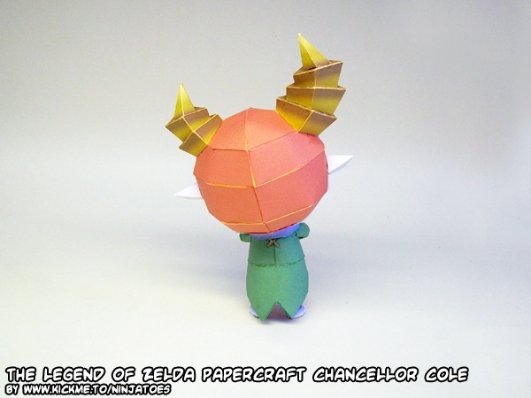 Канцлер Коул (The Legend of Zelda) paper model
