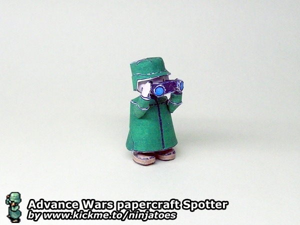 Ракетная установка Green Earth Rockets (Advance Wars) paper model