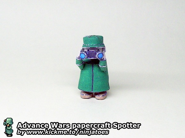 Ракетная установка Green Earth Rockets (Advance Wars) paper model