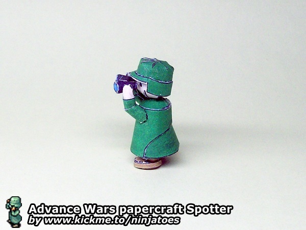 Ракетная установка Green Earth Rockets (Advance Wars) paper model