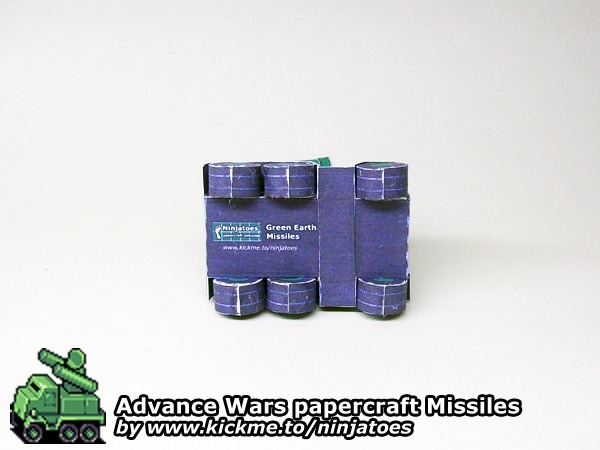 Зенитная установка Green Earth Missiles (Advance Wars) paper model