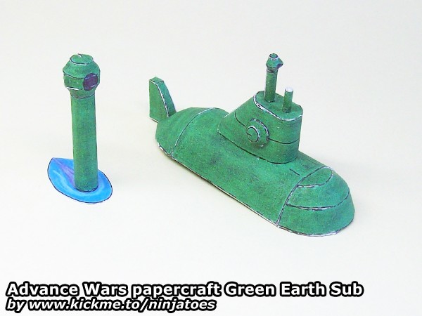 Подводная лодка Green Earth Sub (Advance Wars)