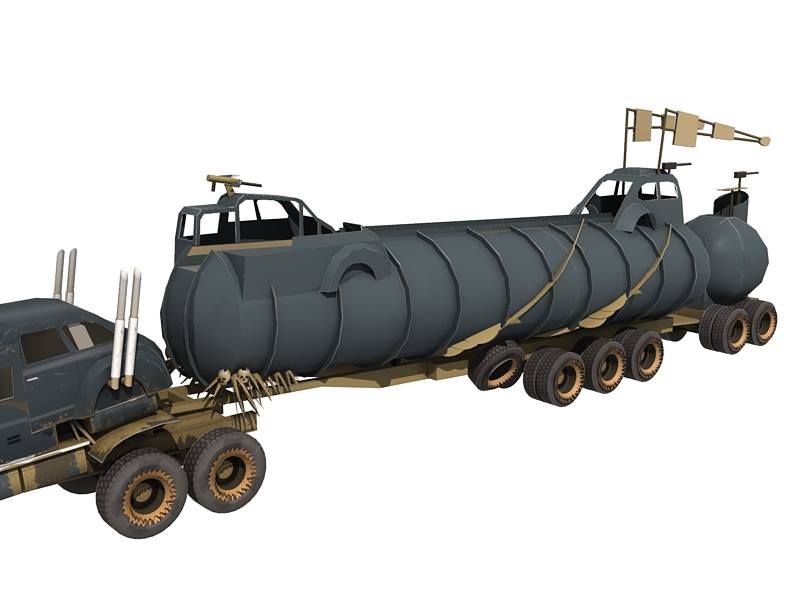 Грузовик Tatra T815 The War Rig (Безумный Макс) paper model