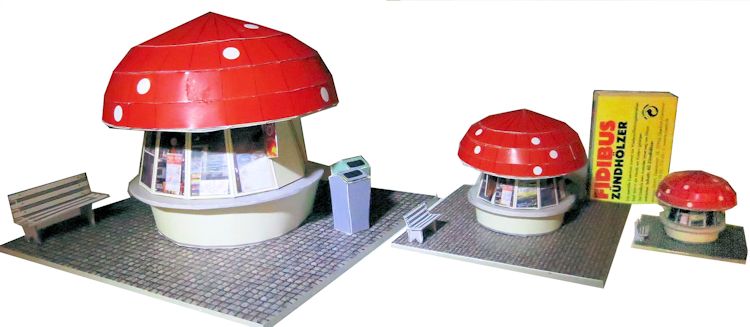 Грибной киоск (Ванген-им-Алльгой, Германия), масштаб 1:160
