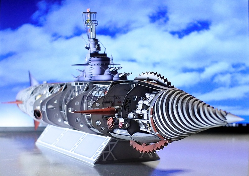 Подводная лодка Атрагон (Атрагон: Летающая суперсубмарина) paper model