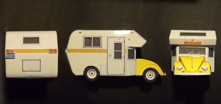 Автомобиль Volkswagen Minihome paper model