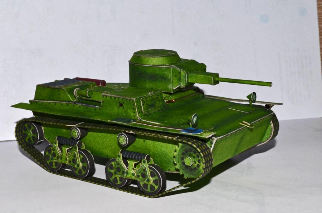 Танк Т-38 paper model