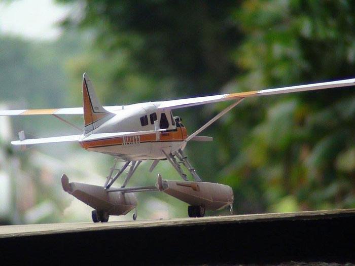 Самолет DHC-2 Beaver paper model