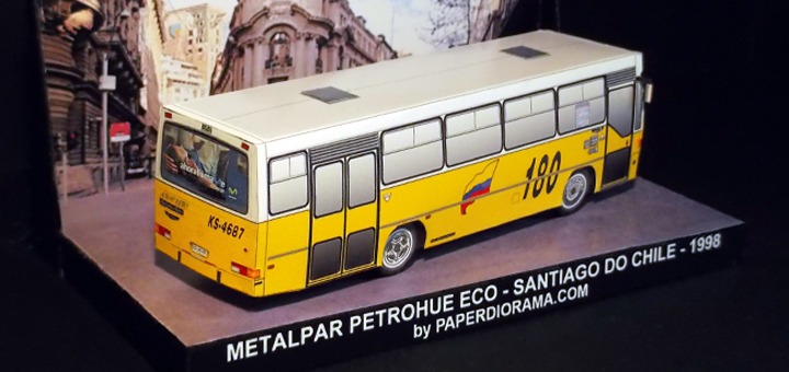 Автобус Mercedes-Benz OF-1318 Metalpar paper model