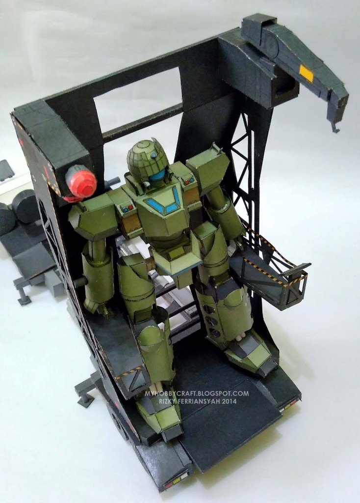 Тягач Type 99 Labor Carrier (Полиция будущего) paper model