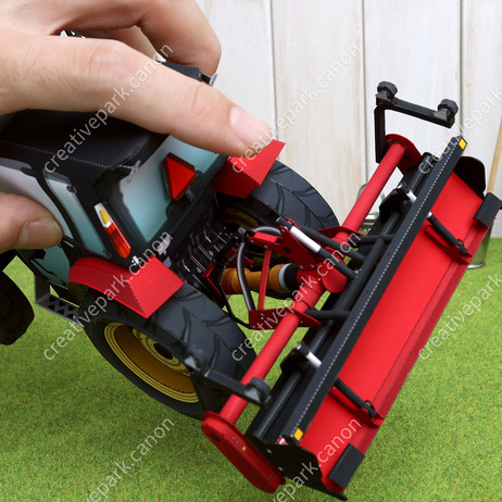 Трактор Yanmar YT357 paper model