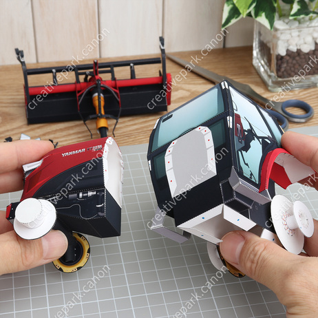 Трактор Yanmar YT357 paper model