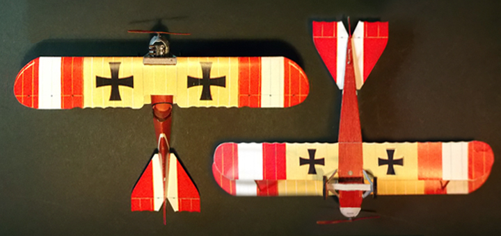 Истребитель Phonix D.I paper model