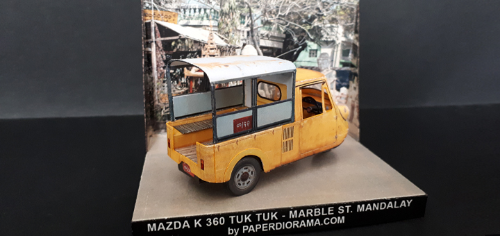 Пикап Mazda K360 paper model