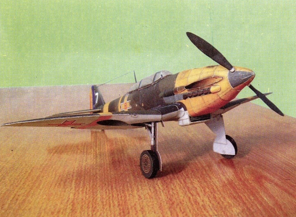 Бумажное моделирование - 7 - Истребитель He-112B magazine