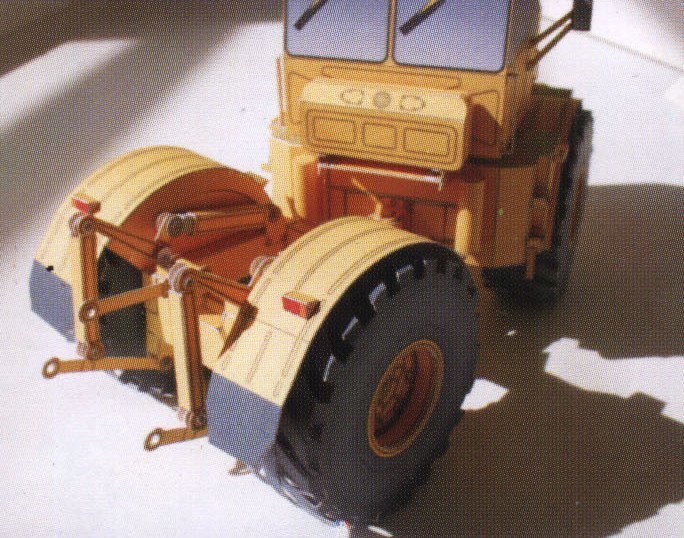 Бумажное моделирование - 9 - Трактор Кировец К-700А magazine