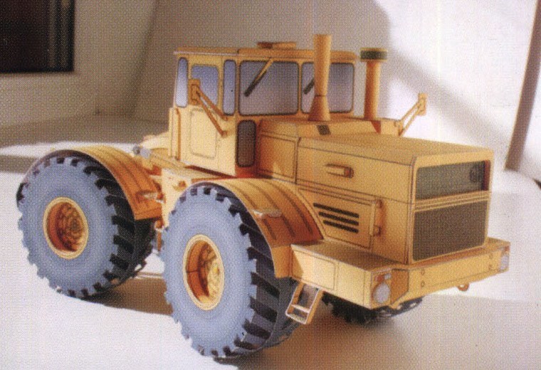 Бумажное моделирование - 9 - Трактор Кировец К-700А magazine