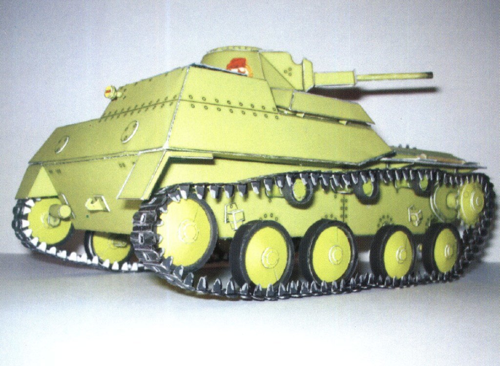 Бумажное моделирование - 22 - Танк Т-30 magazine