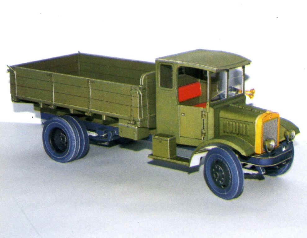 Бумажное моделирование - 32 - Автомобиль Я-3 magazine