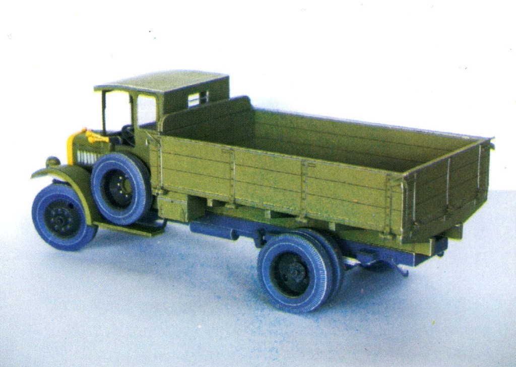Бумажное моделирование - 32 - Автомобиль Я-3 magazine