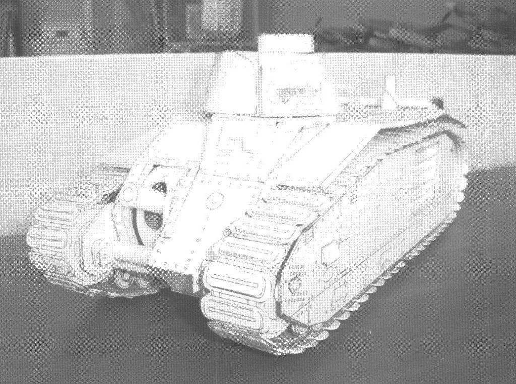 Бумажное моделирование - 35 - Танк B1 magazine