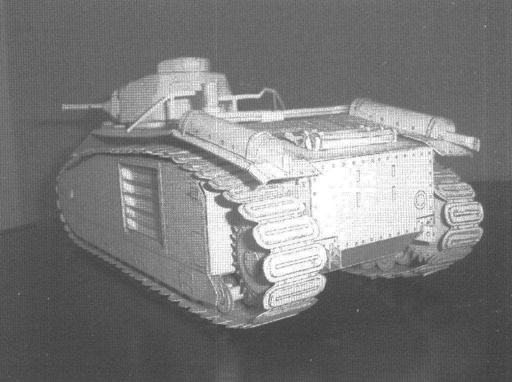 Бумажное моделирование - 35 - Танк B1 magazine