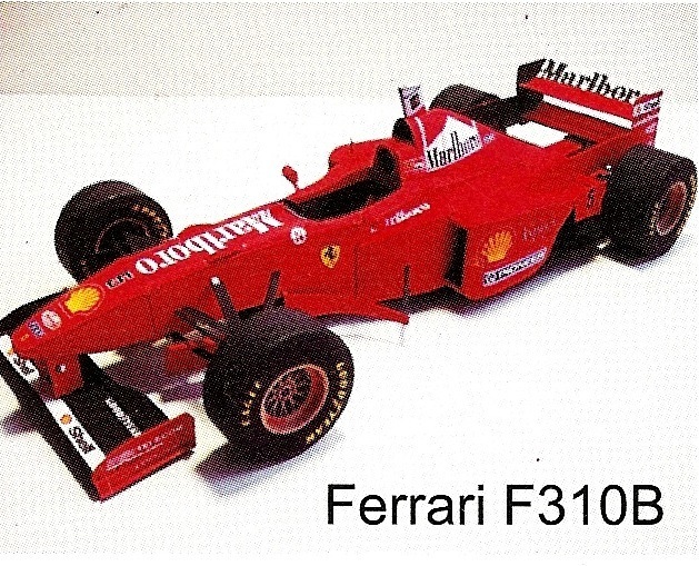 Бумажное моделирование - 98 - Гоночный автомобиль Ferrari F310B magazine