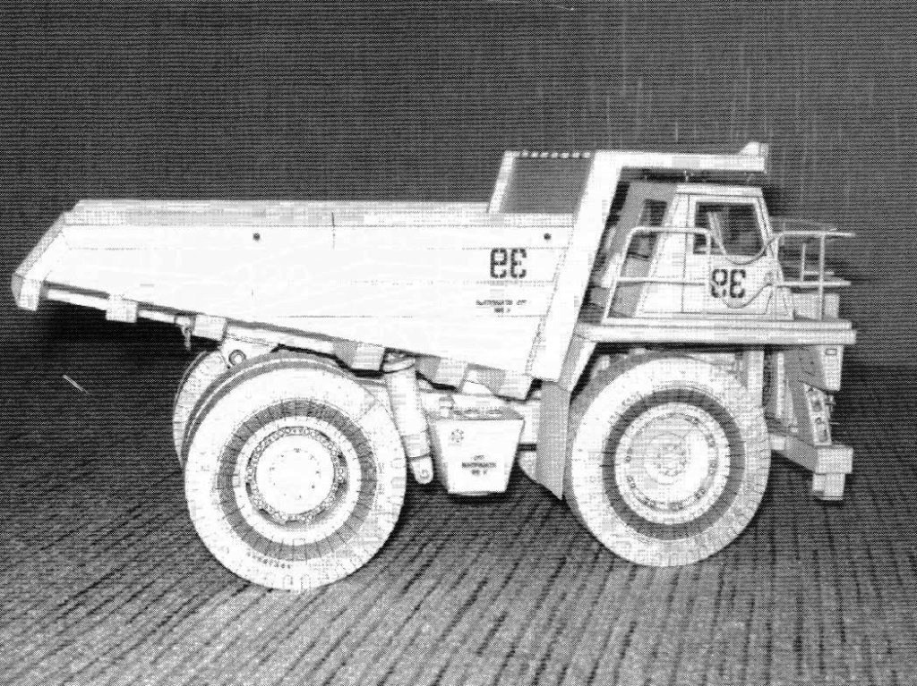 Бумажное моделирование - 145 - Карьерный самосвал БелАЗ-7555 magazine