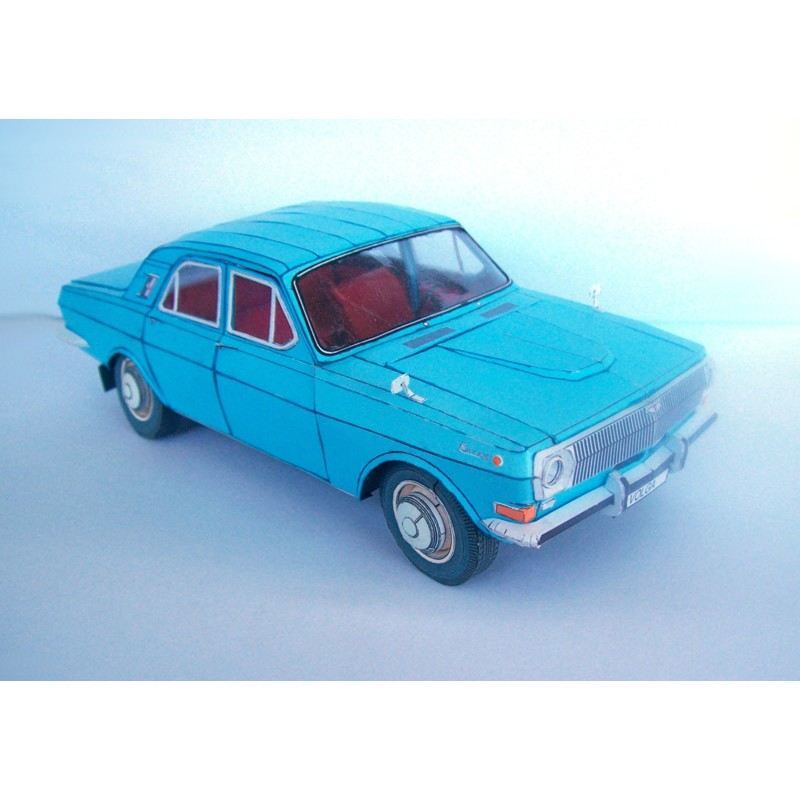 Бумажное моделирование - 162 - Автомобиль ГАЗ-24 Волга magazine