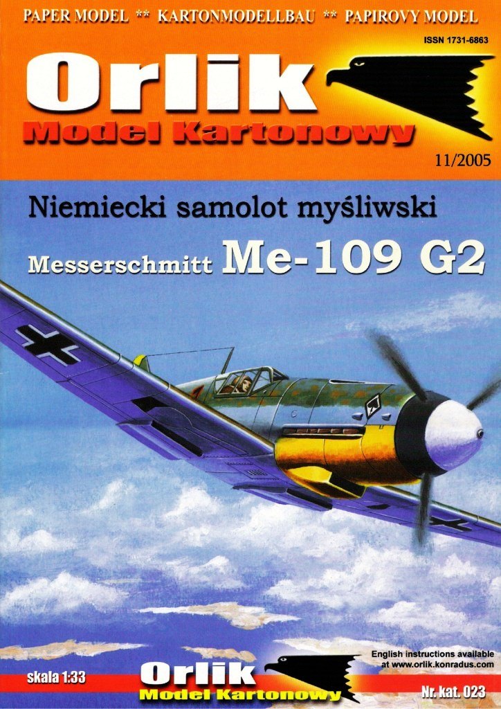 Orlik - 023 - Истребитель Messerschmitt Bf.109 G-2