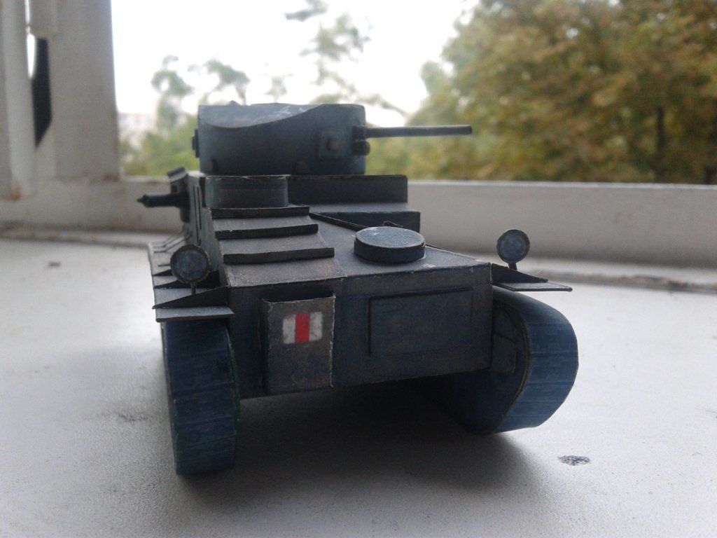 Макет танка - 009 - Танк Vickers Medium Mk.I magazine