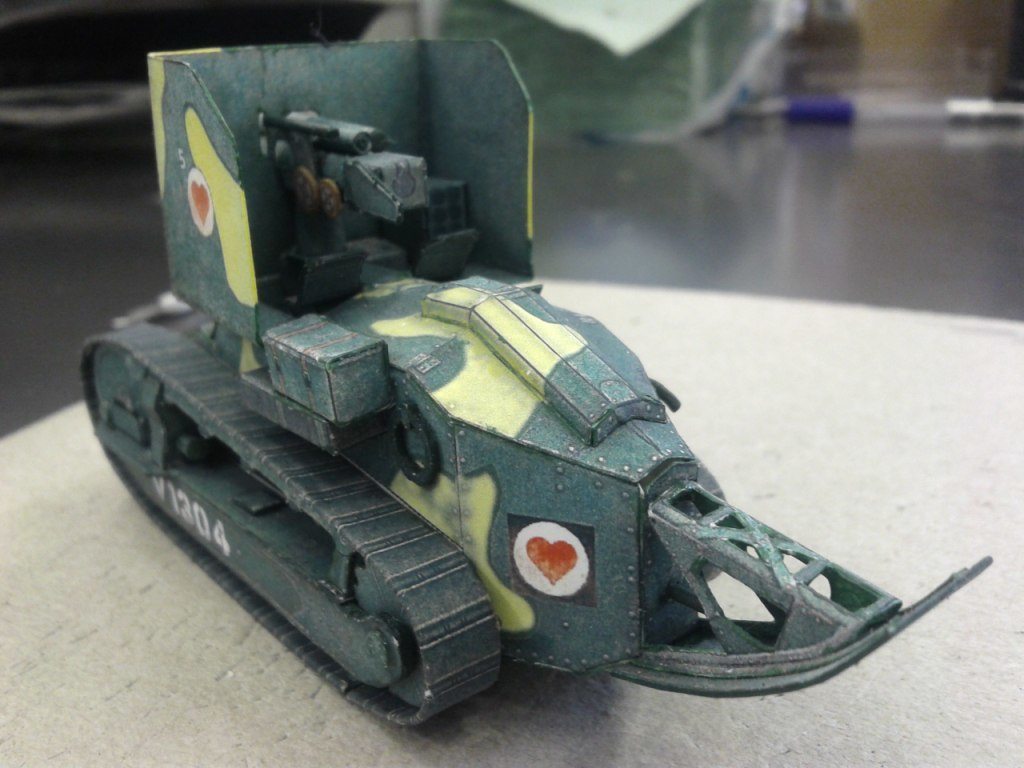 Макет танка - 012 - Танк Renault FT magazine