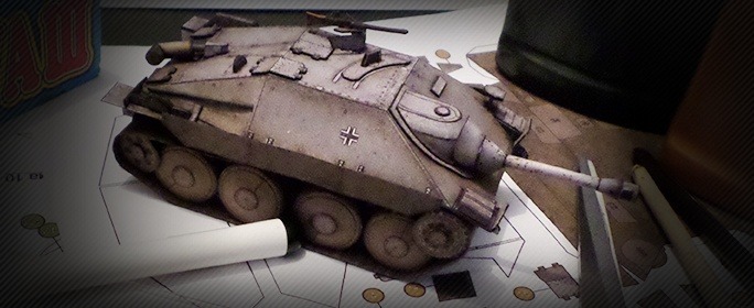 Макет танка - 021 - Самоходная установка Hetzer magazine