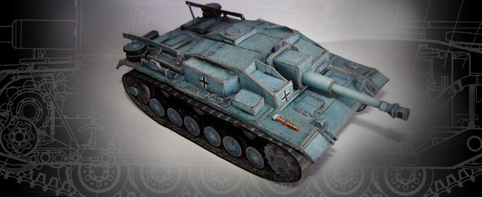 Макет танка - 024/1 - Самоходная установка StuG III magazine