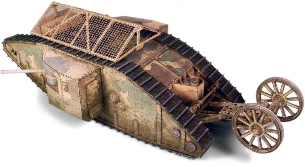 Макет танка - 033 - Танк Mark I magazine