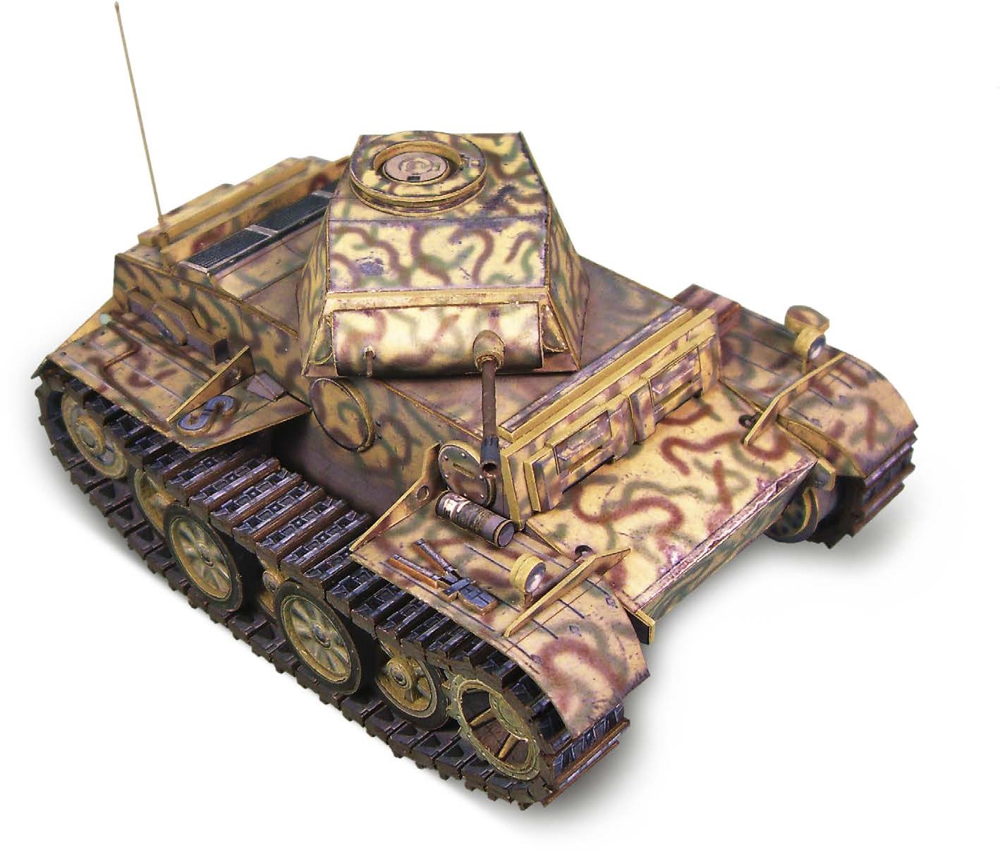 Макет танка - 034 - Танк Pz.Kpfw. II magazine
