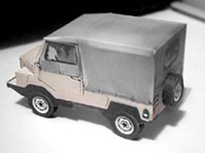 Автомобиль ЗАЗ-969 paper model