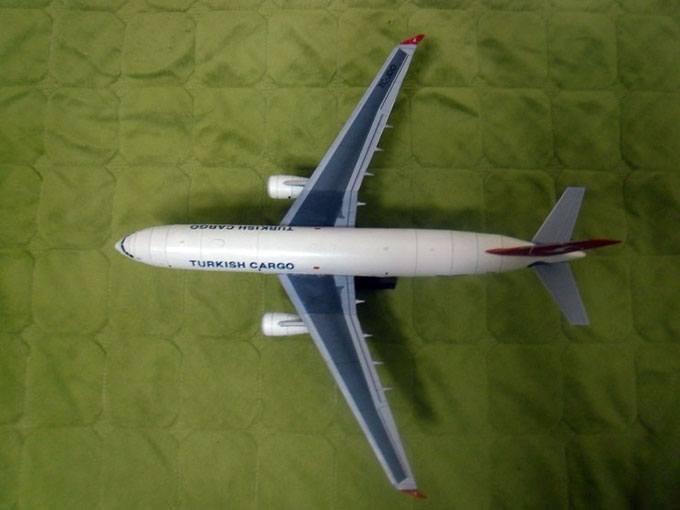 Авиалайнер Airbus A330 Turkish Airlines paper model