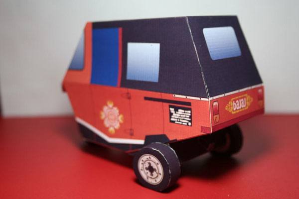 Моторикша paper model