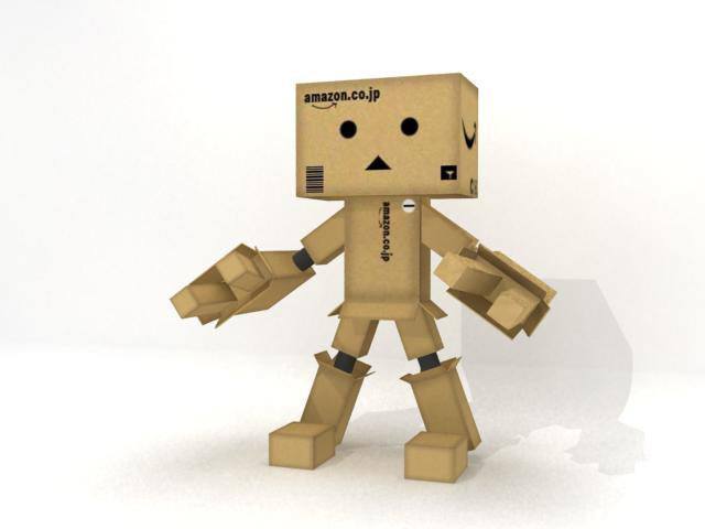 Картонный человечек Данбо (Ёцуба) paper model