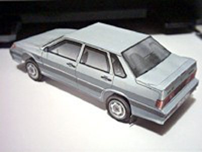 Автомобиль ВАЗ-2115 paper model
