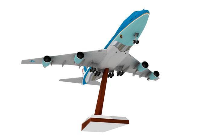 Авиалайнер Boeing VC-25 Борт номер один paper model