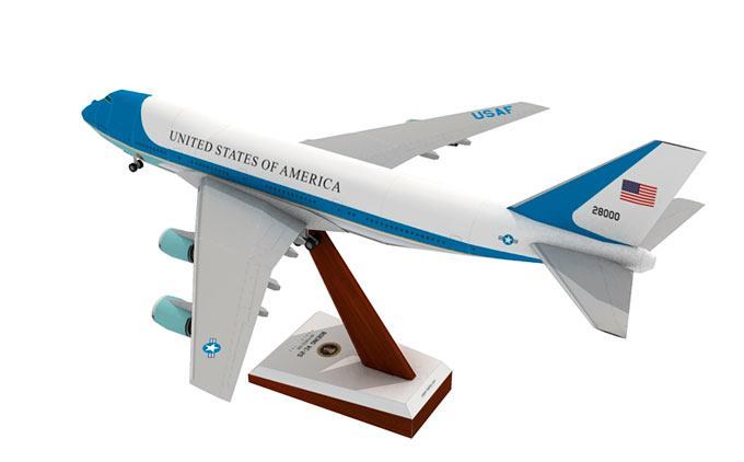 Авиалайнер Boeing VC-25 Борт номер один paper model