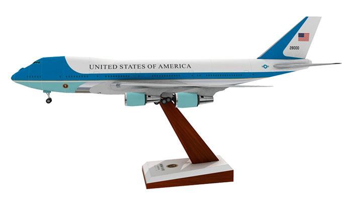 Авиалайнер Boeing VC-25 Борт номер один paper model